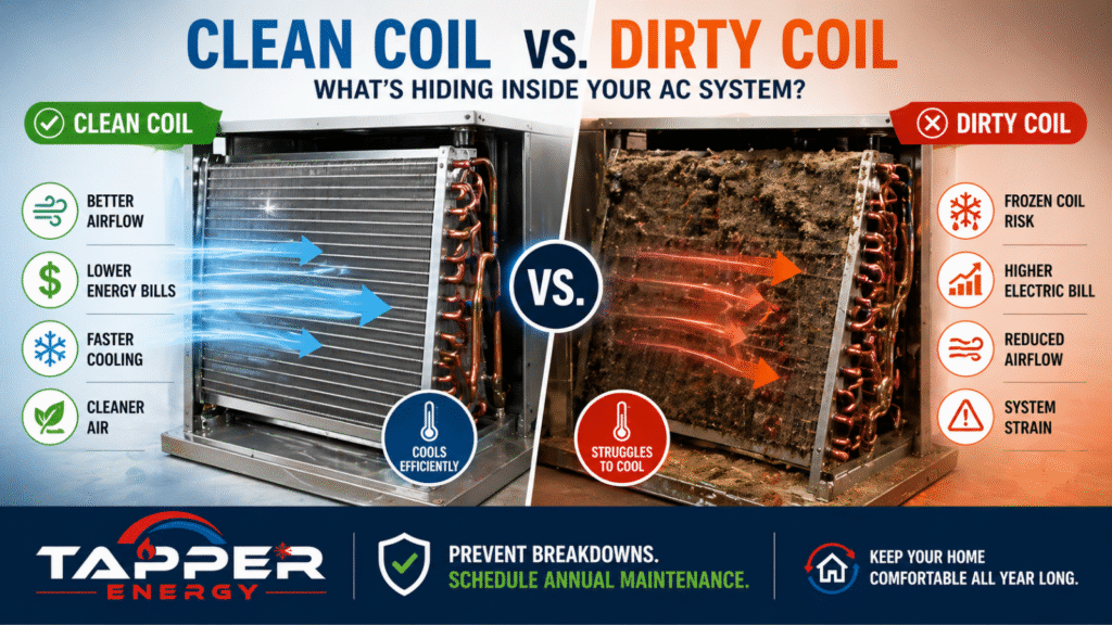 HVAC maintenance plan Harrisburg PA coil cleaning comparison
