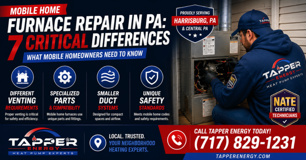 Mobile Home Furnace Repair PA: 7 Critical Differences Every Owner Must Know Before Calling