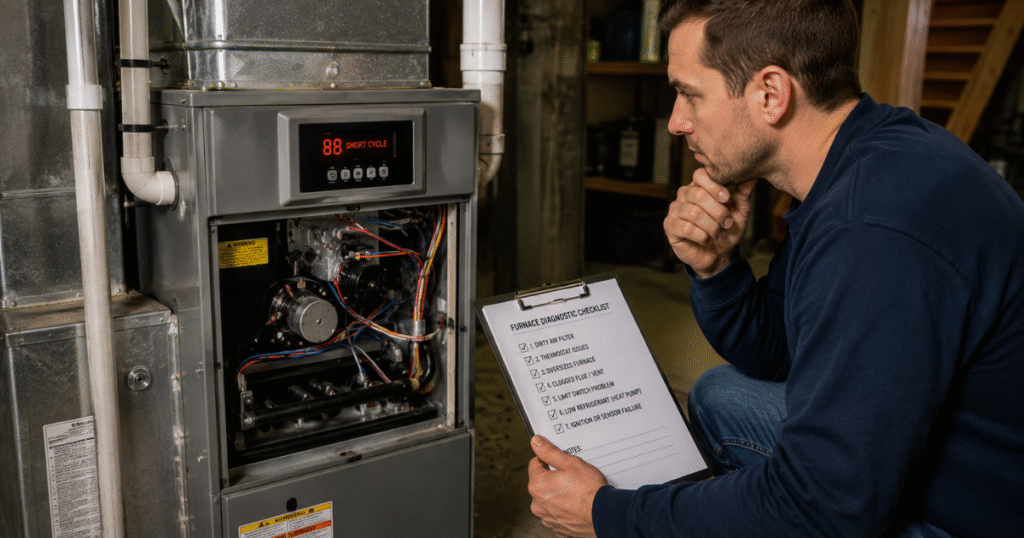 Furnace Short Cycling Harrisburg PA: 7 Critical Causes and Fixes