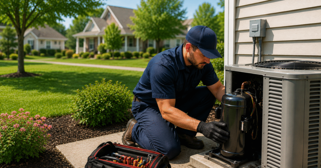 AC compressor cost Harrisburg PA replacement