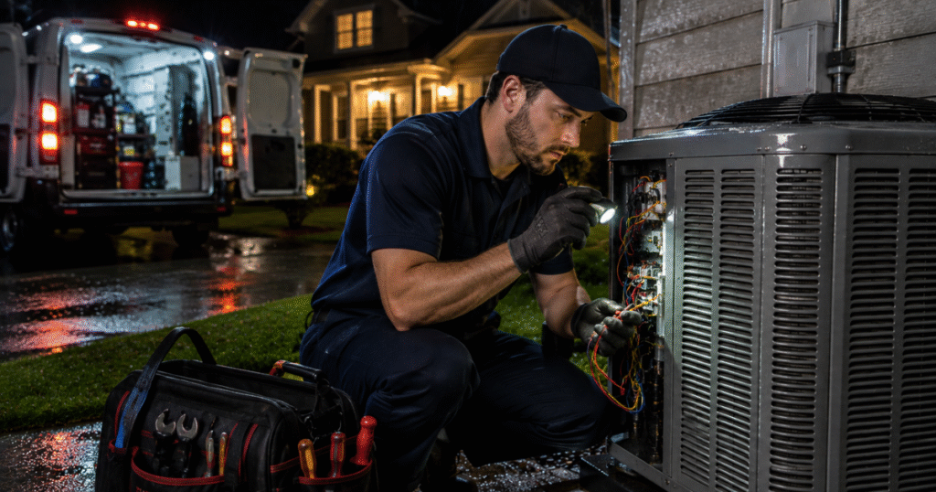 Emergency AC Repair Harrisburg PA: 6 Critical Steps When Your AC Dies