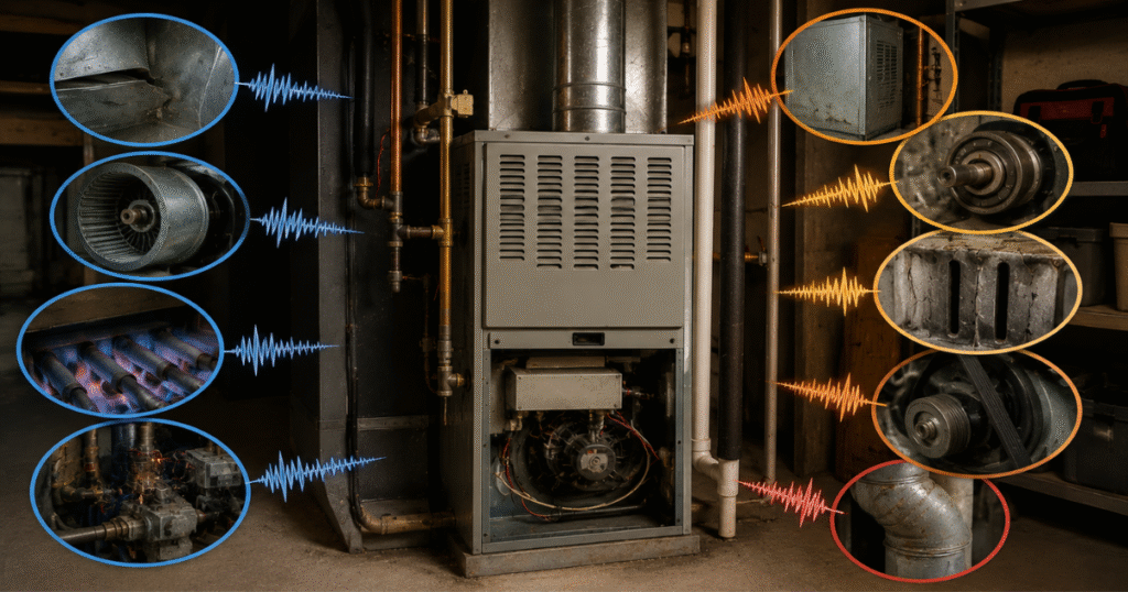 Furnace Noise Harrisburg PA: 9 Alarming Sounds Explained (2026)