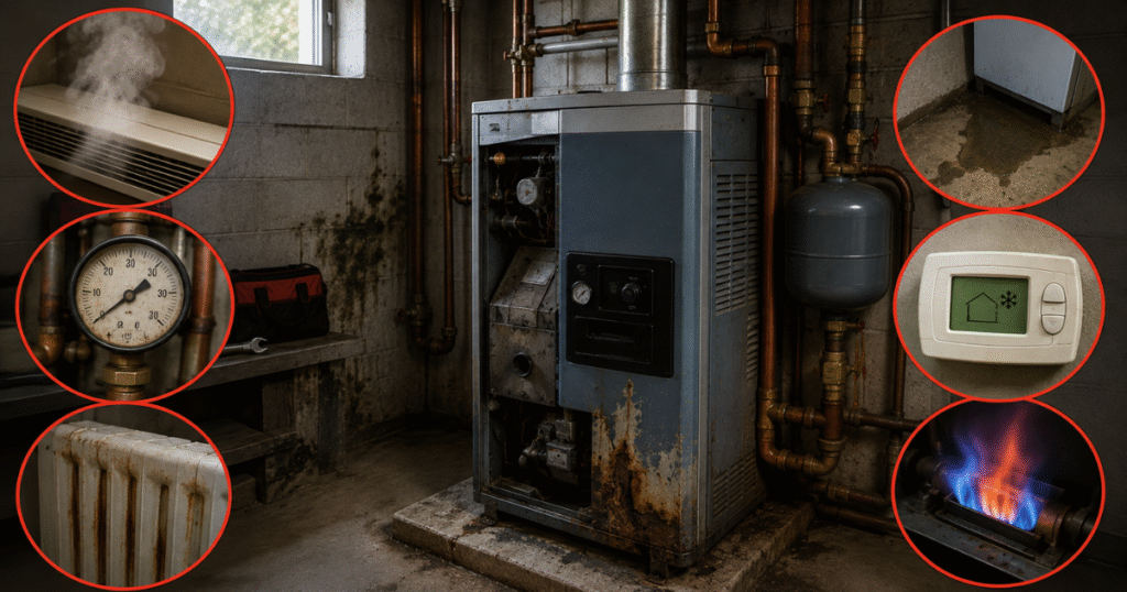 Boiler replacement cost Harrisburg PA guide showing when to replace instead of repair