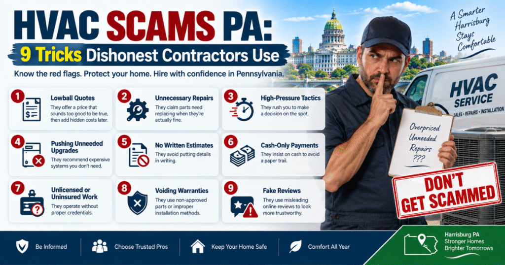 HVAC scams PA homeowners should avoid in 2026